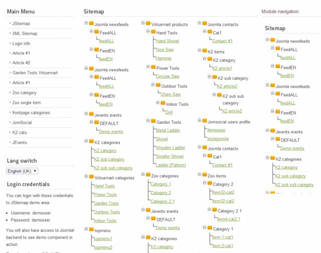 ساخت نقشه جوملا jsitemap